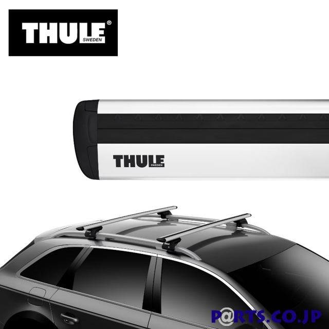 THULE(スーリー) Thule (スーリー) ベースキャリアセット ハスラー R1/12～ MR52 MR92 ルーフレール付き車用  フット番号:710410 バー品番:ウイングバーEVO 7113｜PARTS.CO.JP（パーツシーオージェイピー）クレジット可